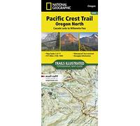 National Geographic Topographic Map Guide 2019 Pacific Crest Trail, Oregon - North Cascade Locks to Willamette Pass