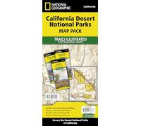 National Geographic Trails Illustrated California Desert National Parks Map Pack: Mojave National Preserves 256 - Joshua Tree National Park 226 - Death Valley National Park 221