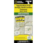 National Geogra Appalachian Trail: Georgia, North Carolina, Tennessee [map (Map)