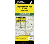 National Geographic Trails Illustrated Map 2020 Appalachian Trail: Maine Map Pack Bundle