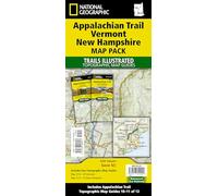 National Geographic Trails Illustrated Map 2020 Appalachian Trail: Vermont, New Hampshire Map Pack Bundle