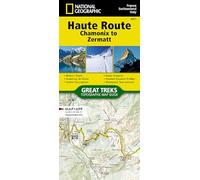 National Geographic Maps Haute Route Map [chamonix To Zermatt] (Map)
