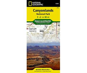 National Geographic Trails Illustrated Map Canyonlands National Park: Utah [Lingua Inglese]