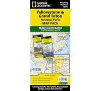 National Geographic Trails Illustrated Topographic Maps Yellowstone & Grand Teton National Parks Map Pack: Trails Illustrated National Parks