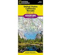 National Geographic Map United States, California And Nevada Adventure Ma (Map)