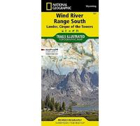 National Geographic Wind River Range South Map [lander, Cirque Of The Tow (Map)