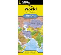 National Geographic World Explorer Map(folded with flags and facts)