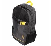 NATIONAL GEOGRAPHIC - Zaino Leggero da Viaggio per Escursione, Trekking | Impermeabile con Tasche Multiple, Cintura Regolabile, Imbottito | Borsa da 18L | Eco-Friendly | Nero e Giallo