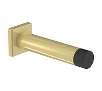 National Hardware N830-528 Reed Door Stop, 3", Brushed Gold with Matte Black Tip