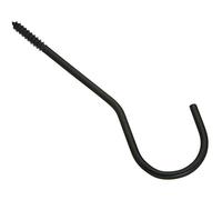 National Hardware V2666 - Gancio da soffitto da 15,2 cm, colore: nero