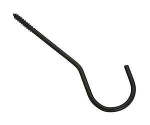 National Hardware V2666 - Gancio da soffitto da 15,2 cm, colore: nero