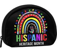 National Hispanic Heritage Month Portamonete Portafoglio Donna E Ragazza Carina Moda Borsa Cambio Pouch Portachiavi Borsa da donna Regalo