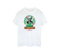 National Lampoon's Christmas Vacation Greyscale Clarkmas Maglietta (BI2078)
