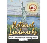 National Landmarks: USA Landmarks Coloring Book