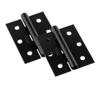National N115-451 - Cerniere per porta schermo, colore: nero, 3 x 2-1/2"