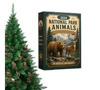 National Park 24 Day Animal Flat Acrylic Ornaments