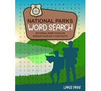 National Park Word Search Book: Large Print