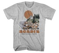 National Parks - Acadia Disegno Lighthouse - American Classici - Solido Gray