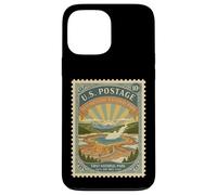 National Parks Bucket List Vintage Francobolli Camp Yellowstone Custodia per iPhone 13 Pro Max