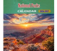 National Parks Calendar 2026-2027: 18 Month Planner To Keep You On Track from Sep 2026 to Dec 2027,Square 8.5 x 8.5 Inches Gift For Organizing & Planning