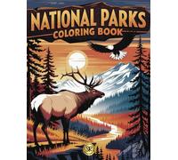 National Parks Coloring Book: Detailed Landscapes & Scenic Views to Color for Relaxation and Creativity