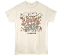 National Parks - Ghiacciaio Fiori 2 - Stampa Frontale Adulto Solido T-Shirt -