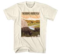 National Parks - Theodore Roosevelt - American Classici - Solido Bianco Sporco
