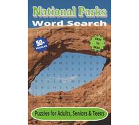 National Parks Word Search Puzzle Book: Word Searches with easy to read print about National Parks, Camping, Outdoors and more | 6x9 inches 110 pages ... Vacations, Holidays, Birthdays & Free Times