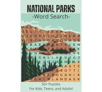National Parks Word Search Puzzle Book: Word Searches with Easy to Read Print About National Parks, Hiking, Camping and More… I 6x9 Inches, 110 Pages ... Holidays, and Screen-Free Summer Ideas