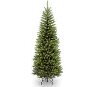 National Tree Company 180 cm Unlit Kingswood Fir Slim Artificial Christmas Tree, 629 Tips, Includes Stand, Green