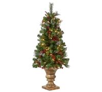 National Tree Company, albero di Natale in legno di abete rosso, PVC, verde, 1,2 m