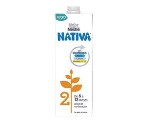 NATIVA 2 Leche Líquida de Continuación 1L Nestlé