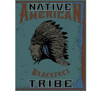 Native American Books: Native American Blackfeet Tribe.: Personalised Notebook journal | A Great Appreciation Gift Idea For Indigenous People & First Nation.