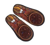 Native American Dream Catcher Unisex Slippers Antiscivolo Scarpe Da Casa Morbide Pantofole Per Interno Autunno Camera Da Letto M