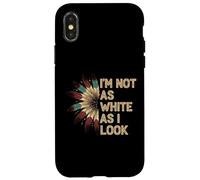 Native American Heritage Day I'm Not As White As I Look Custodia per iPhone X/XS