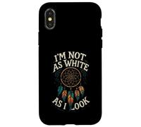 Native American Heritage Day I'm Not As White As I Look Custodia per iPhone X/XS