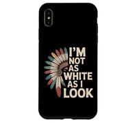 Native American Heritage Day I'm Not As White As I Look Custodia per iPhone XS Max