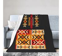 Native American Heritage Month Orgoglio indigeno Coperta di flanella Coperta in micropile ultra morbido Aria condizionata calda Biancheria da letto leggera per divano Divano Sedia per tutte le stagion
