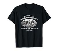 Native American Original Homeland Security. immigrazione 1492 Maglietta