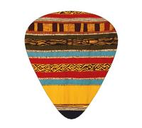 Native American Pattern Print12 - Accordatore professionale per chitarra, basso e modalità di accordatura cromatica