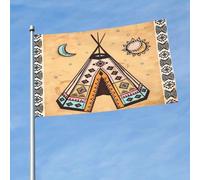 Native American Southwestern Navajo Art Bandiere Bandiera Durevole Bandiera Da Giardino Per Interno Feste Portico 3X5Ft