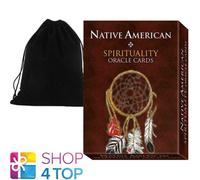 Native American Spiritualità Carte Oracle Deck Esoteric LO SCARABEO Samt Borsa