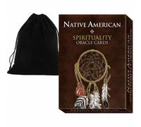 NATIVE AMERICAN SPIRITUALITY Carte Oracle Lo Scarabeo Con Sacchetto In Velluto