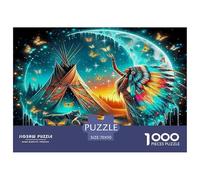 Native Americans And The Moon Puzzle 1000 Pezzi Regali Per Gli Amanti E Gli Amici 1000 Teile Nature Giochi Educativo E Giocattoli Sfida Regalo Divertente Gioco Per Famiglie Per La Decorazione Della Ca