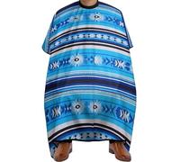 Native Arrow Feather Stripe Blue Donna Uomo Mantellina Parrucchiere Regolabile Mantella Taglio Capelli Con Chiusura A Gancio Mantella Parrucchiere Per Acconciatura Parrucchieri 168X140Cm