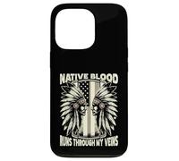 Native Blood Runs Through My Veins Custodia per iPhone 13 Pro