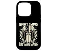 Native Blood Runs Through My Veins Custodia per iPhone 14 Pro
