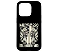 Native Blood Runs Through My Veins Custodia per iPhone 15 Pro