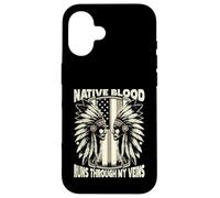 Native Blood Runs Through My Veins Custodia per iPhone 16
