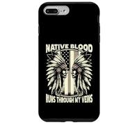 Native Blood Runs Through My Veins Custodia per iPhone 7 Plus/8 Plus